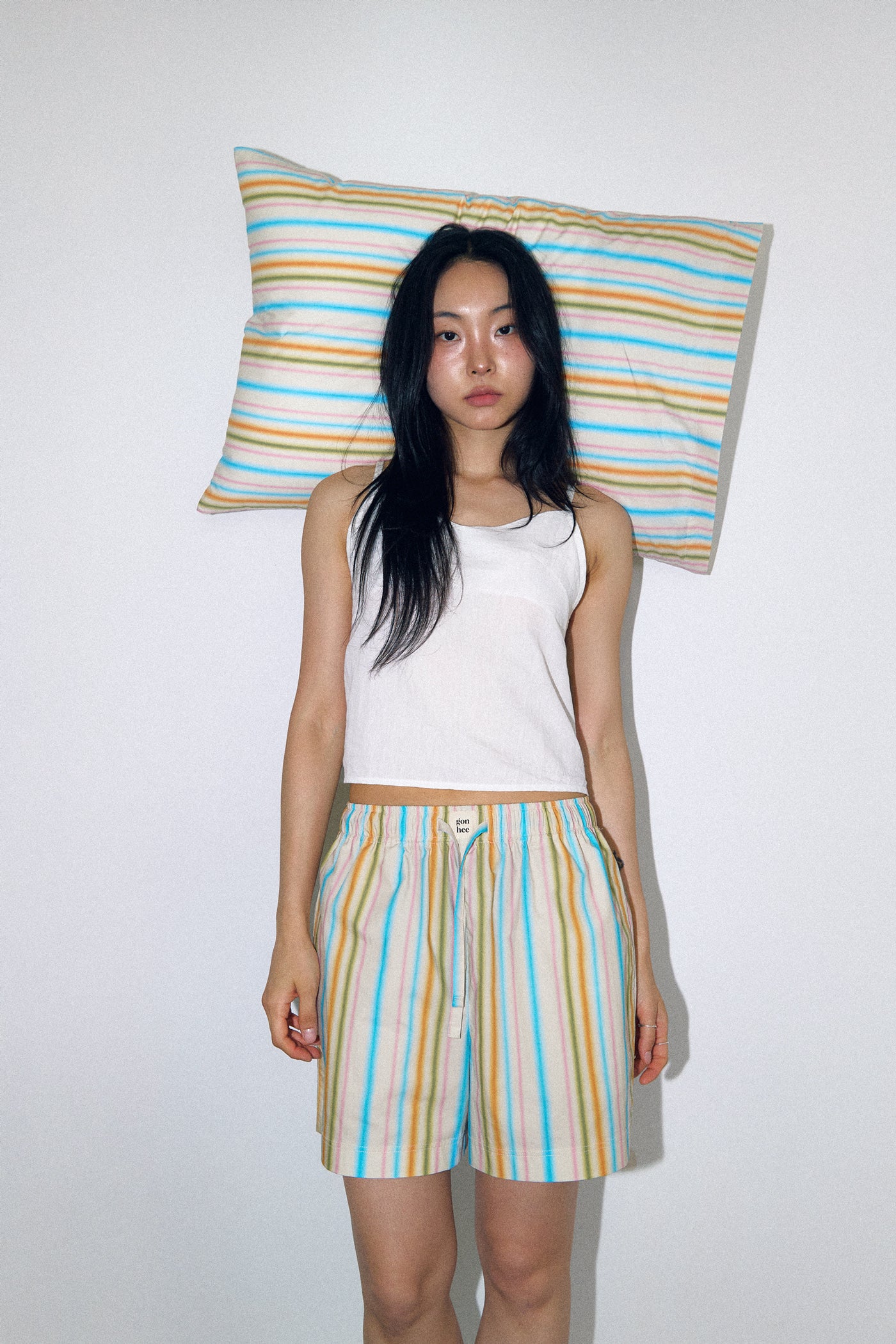 LOOM STRIPE Shorts Blue sktech