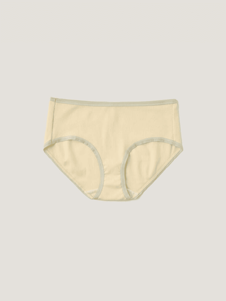 Ribbed Modal Panties (Lemon Color)