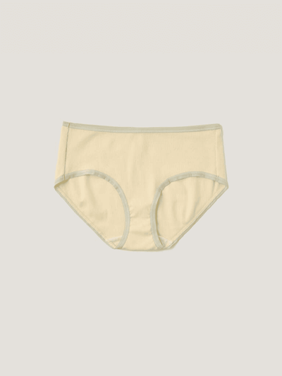 Ribbed Modal Panties (Lemon Color)