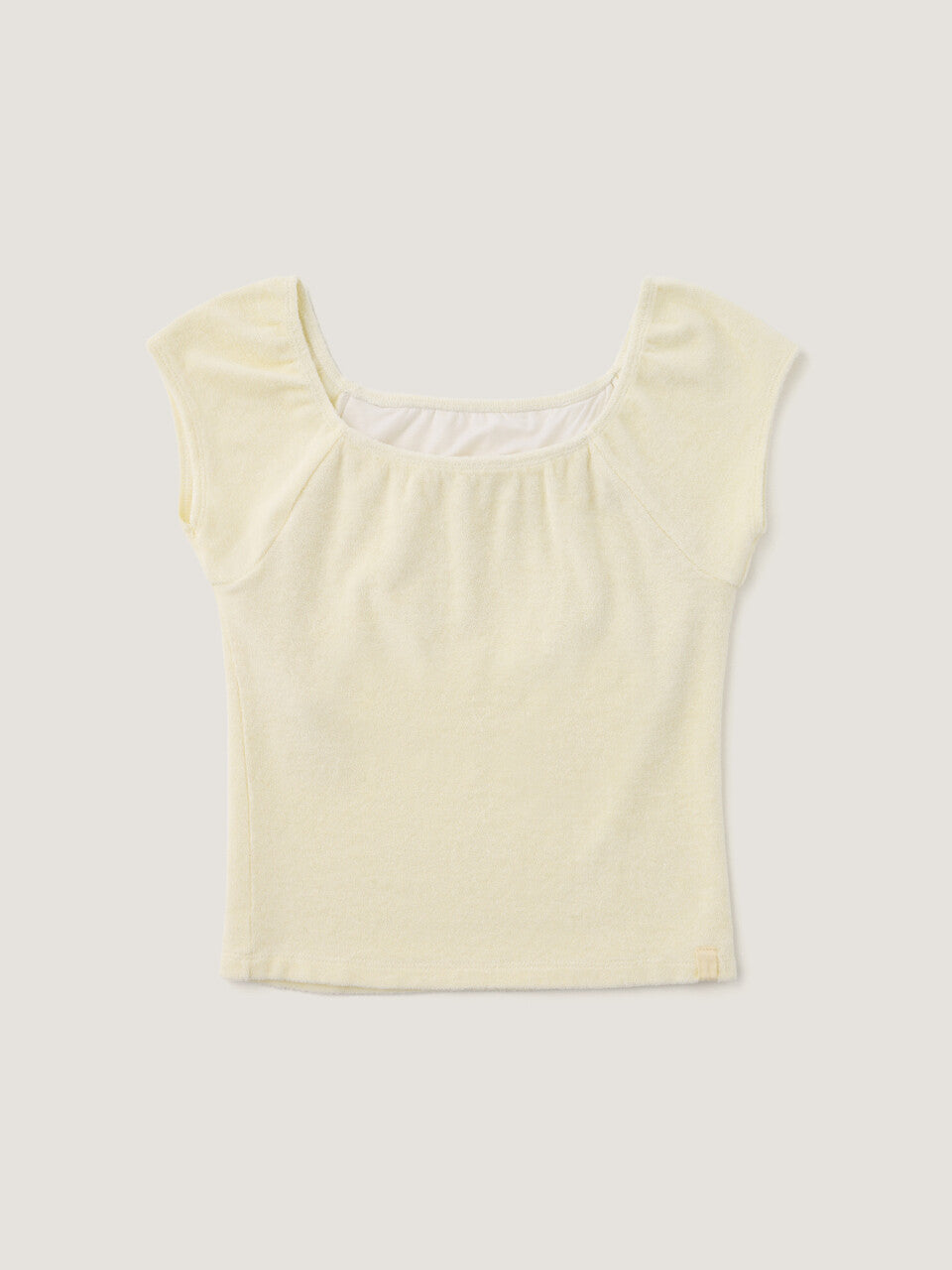 Terry Shirring Tee (Marigold Color)