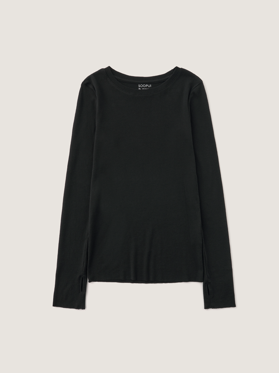 Breeze Organic Cotton Long Tee (Black Color)
