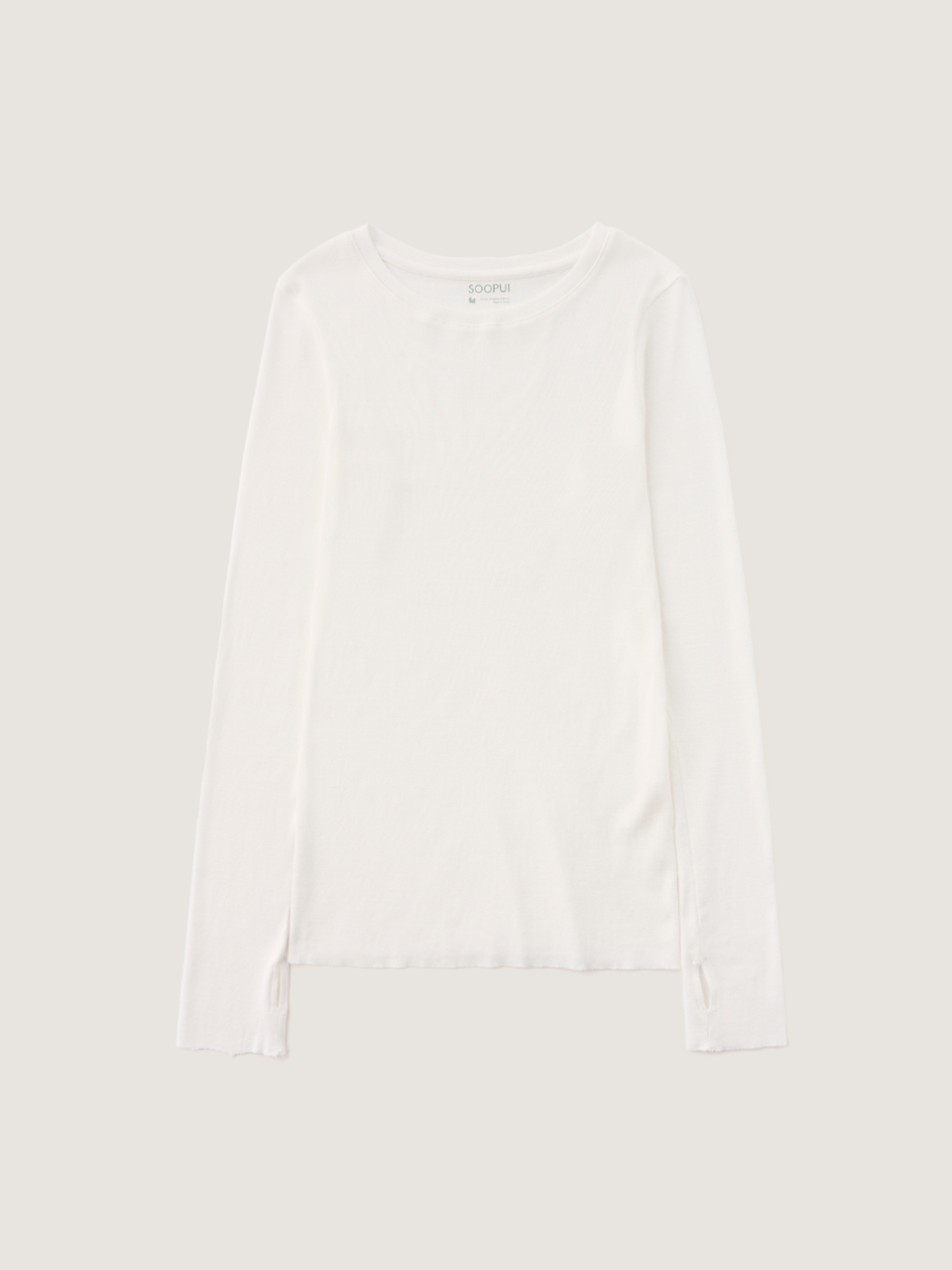 Breeze Organic Cotton Long Tee (Ivory Color)