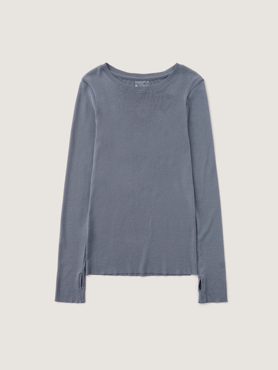 Breeze Organic Cotton Long Tee (Blue Color)