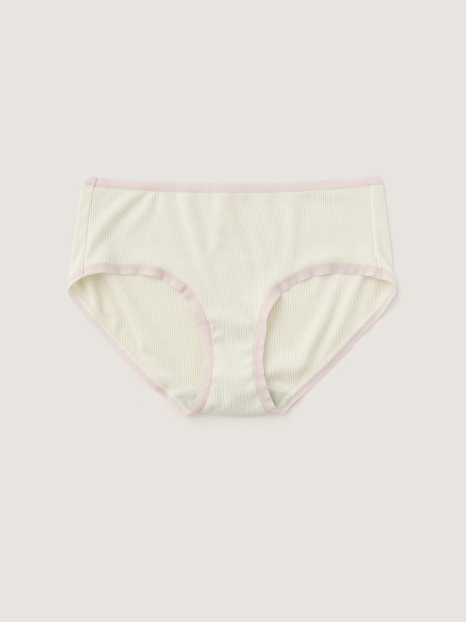 Ribbed Ribbed Tencel Panties (Fog Color)