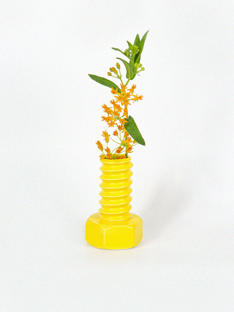 Bolt Vase Yellow