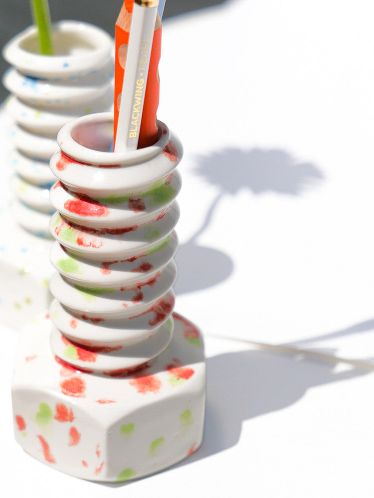 Bolt Vase Lime Pop