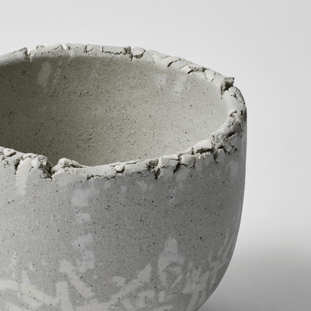 Plant Bowl 12. (Snow Color)