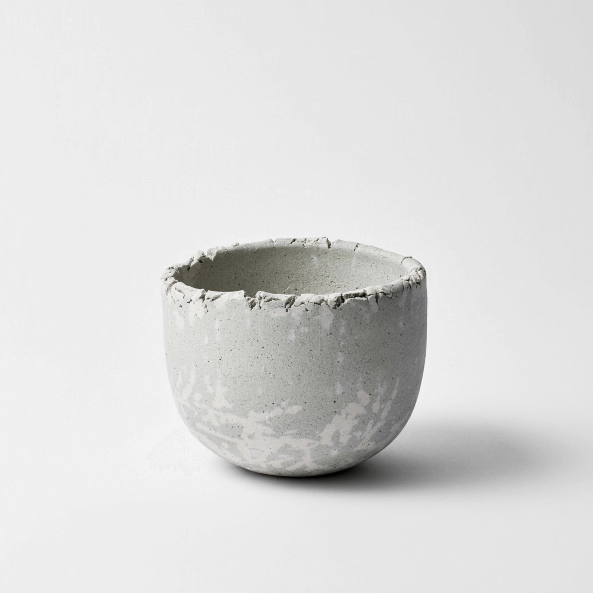 Plant Bowl 12. (Snow Color)