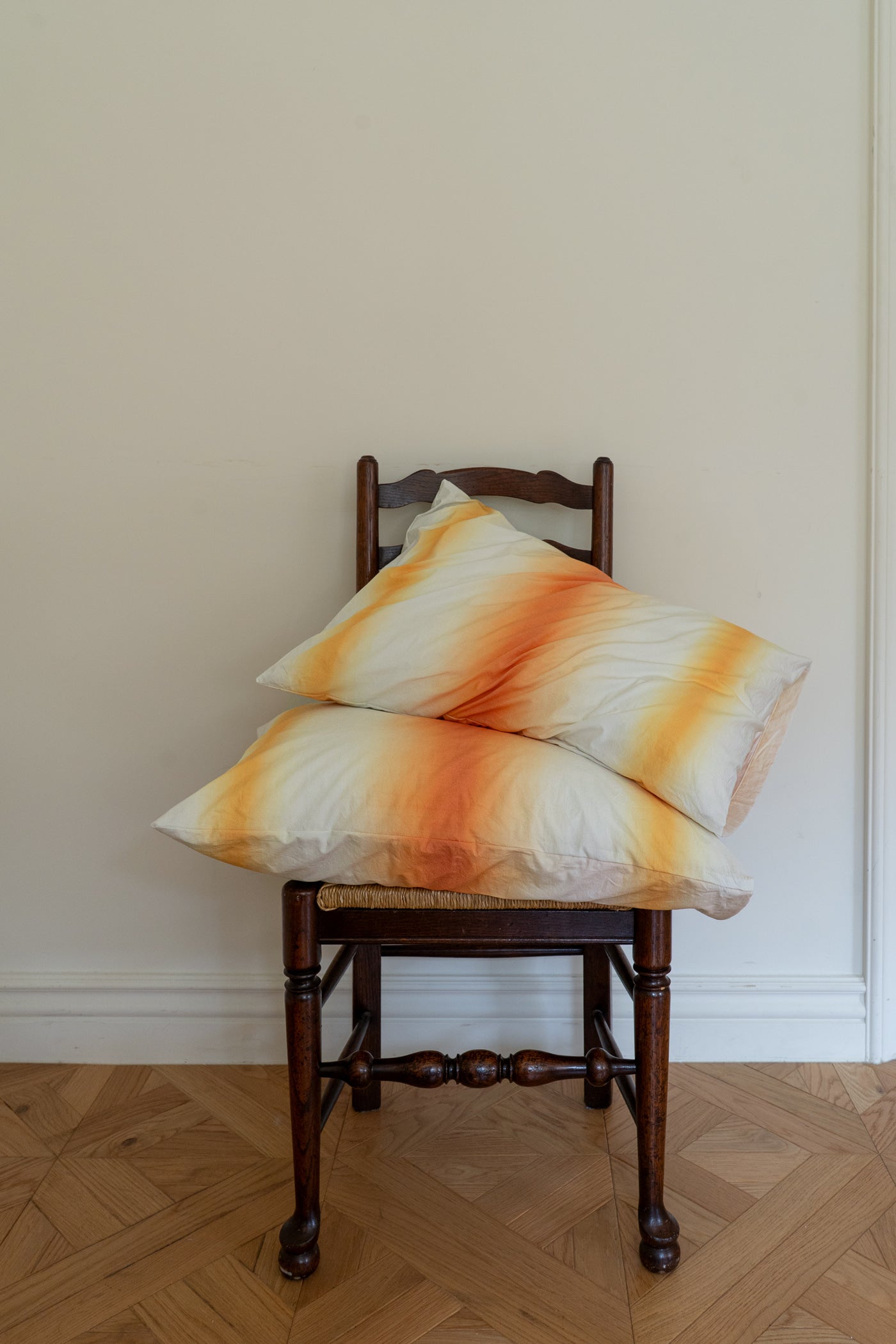 SMUDGE STRIPE PILLOW COVER (Sunset)