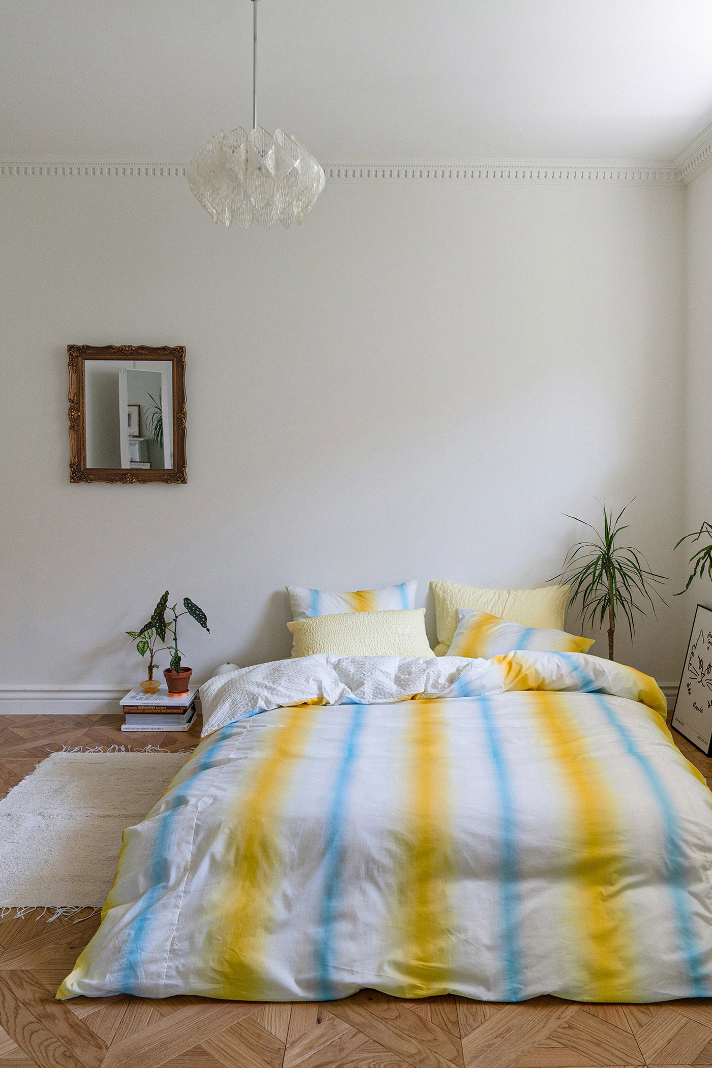 CAPRI SUMMER DUVET COVER SET (Yellow crush)