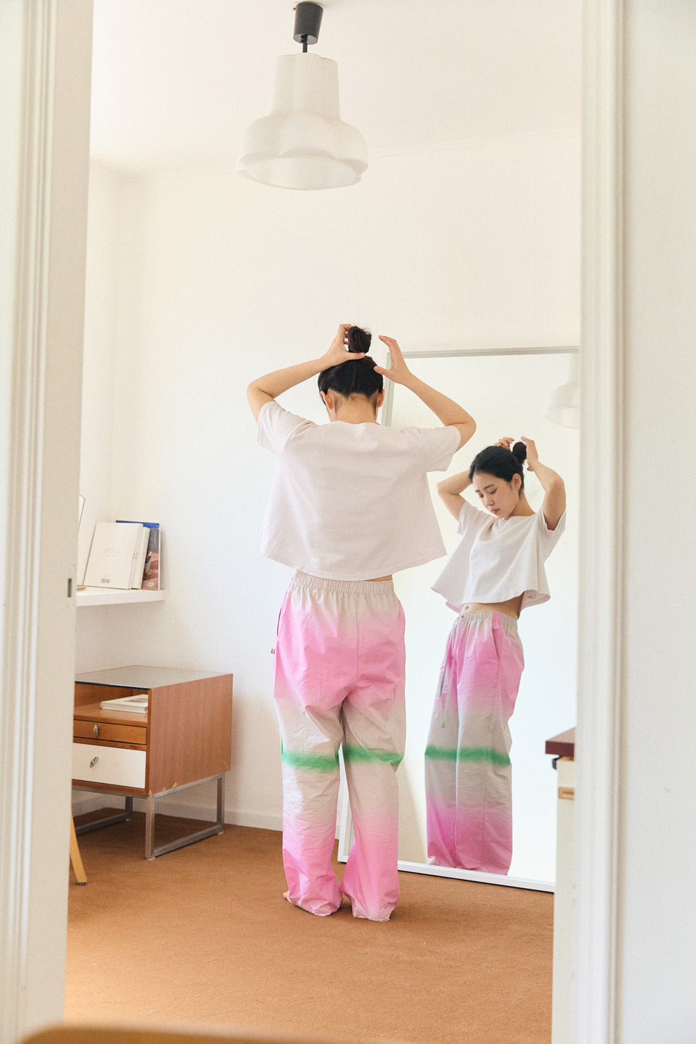 SUMMER DANCE PAJAMA PANTS (Pink & Green Color)